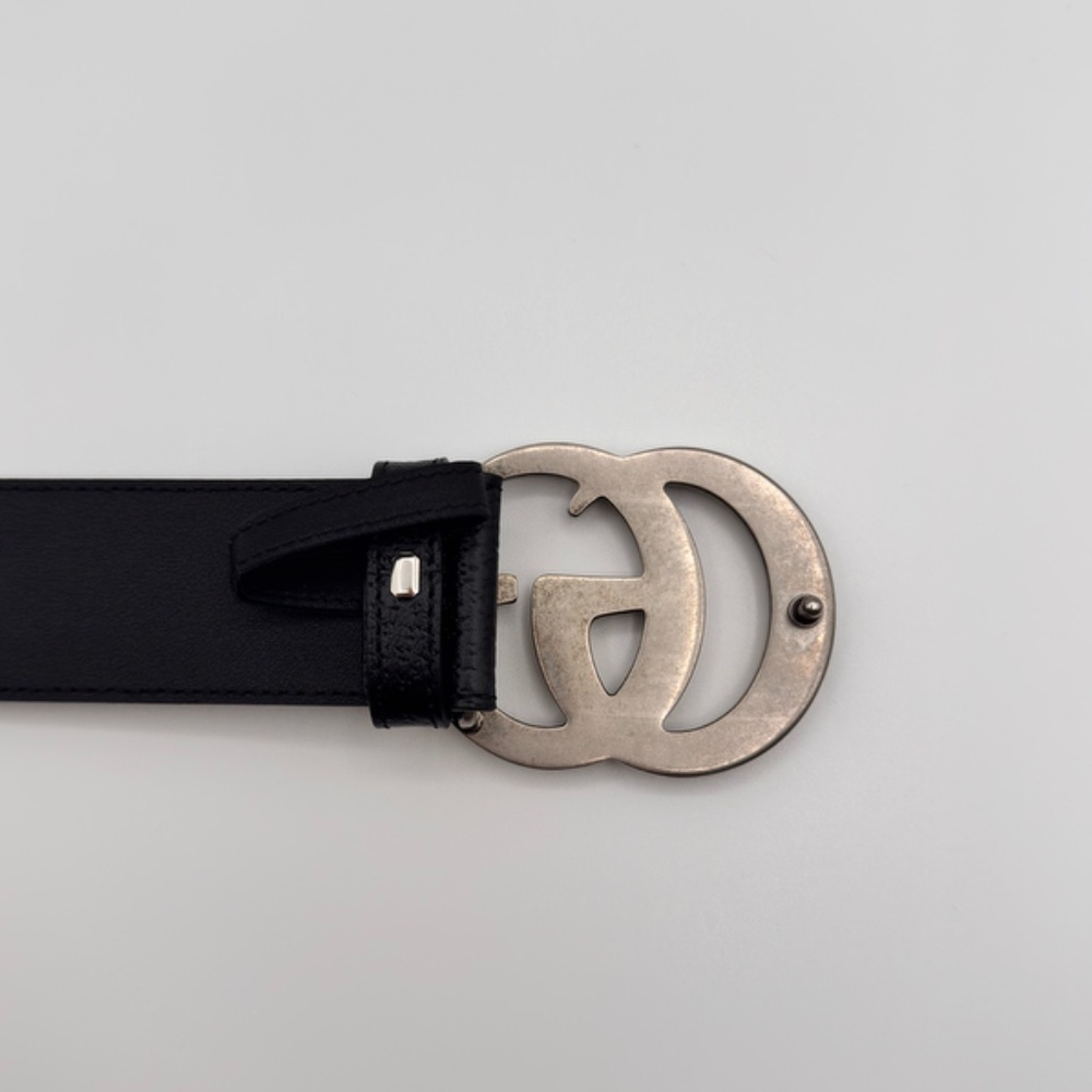 GUCCI - Silver GG Belt R.304 - Picture 2 of 5